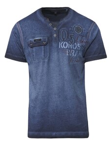 KOROSHI T-Krekls indigo / melns