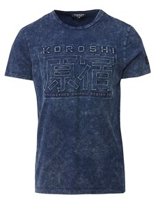 KOROSHI T-Krekls indigo / jauktu krāsu