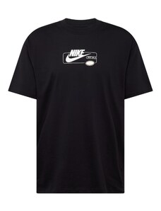 Nike Sportswear T-Krekls 'M90 OC GRAPHIC' debeszils / pelēks / melns / balts