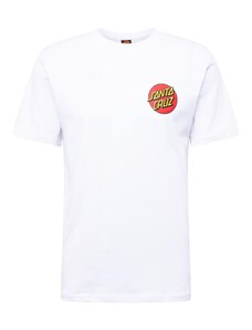 Santa Cruz T-Krekls 'Classic Dot' dzeltens / tumši oranžs / melns / balts