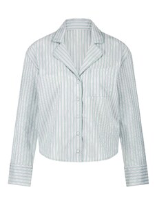 Hunkemöller Pidžamas krekls pelēks / lillā / gandrīz balts