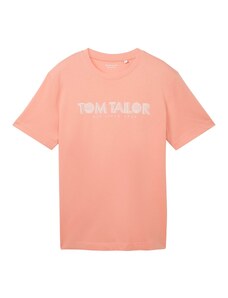 TOM TAILOR T-Krekls rožkrāsas / balts