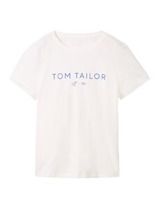 TOM TAILOR T-Krekls zils / balts