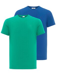Daniel Hills T-Krekls tumši zils / nefrīta