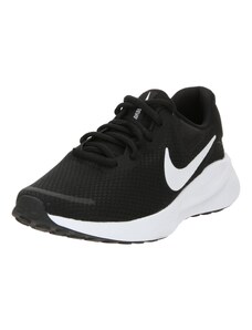 NIKE Skriešanas apavi 'Revolution 7' melns / balts