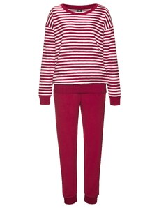 VIVANCE Pidžama 'Dreams' asinssarkans / balts