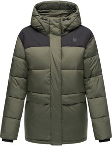 Ragwear Ziemas jaka 'Wikesh' olīvzaļš / melns