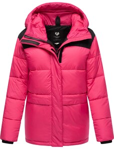 Ragwear Ziemas jaka 'Wikesh' madženta / melns