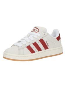 ADIDAS ORIGINALS Zemie brīvā laika apavi 'Campus 00s' ķiršsarkans / gandrīz balts