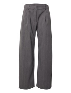 WEEKDAY Klasiskas bikses 'Dara' pelēks / tumši pelēks