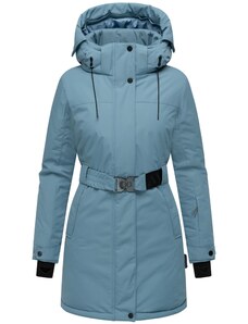 NAVAHOO Ziemas mētelis 'Frostkuss 14' debeszils / melns