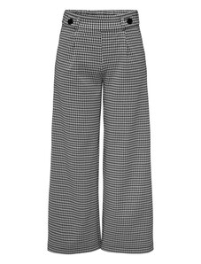 JDY Klasiskas bikses 'JDYGEGGO MIA' melns / balts