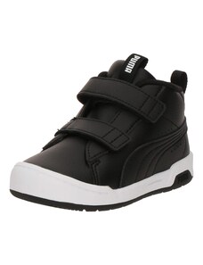 PUMA Brīvā laika apavi melns / balts