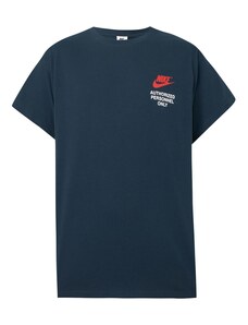 Nike Sportswear T-Krekls tumši zils / omāru / balts