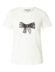 MORE & MORE T-Krekls melns / gandrīz balts