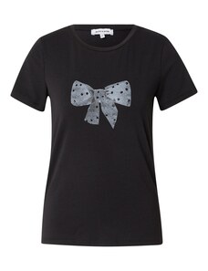 MORE & MORE T-Krekls gaiši pelēks / melns