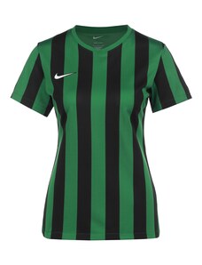 NIKE Sportiska stila krekls 'Striped Division IV' zaļš / melns / balts