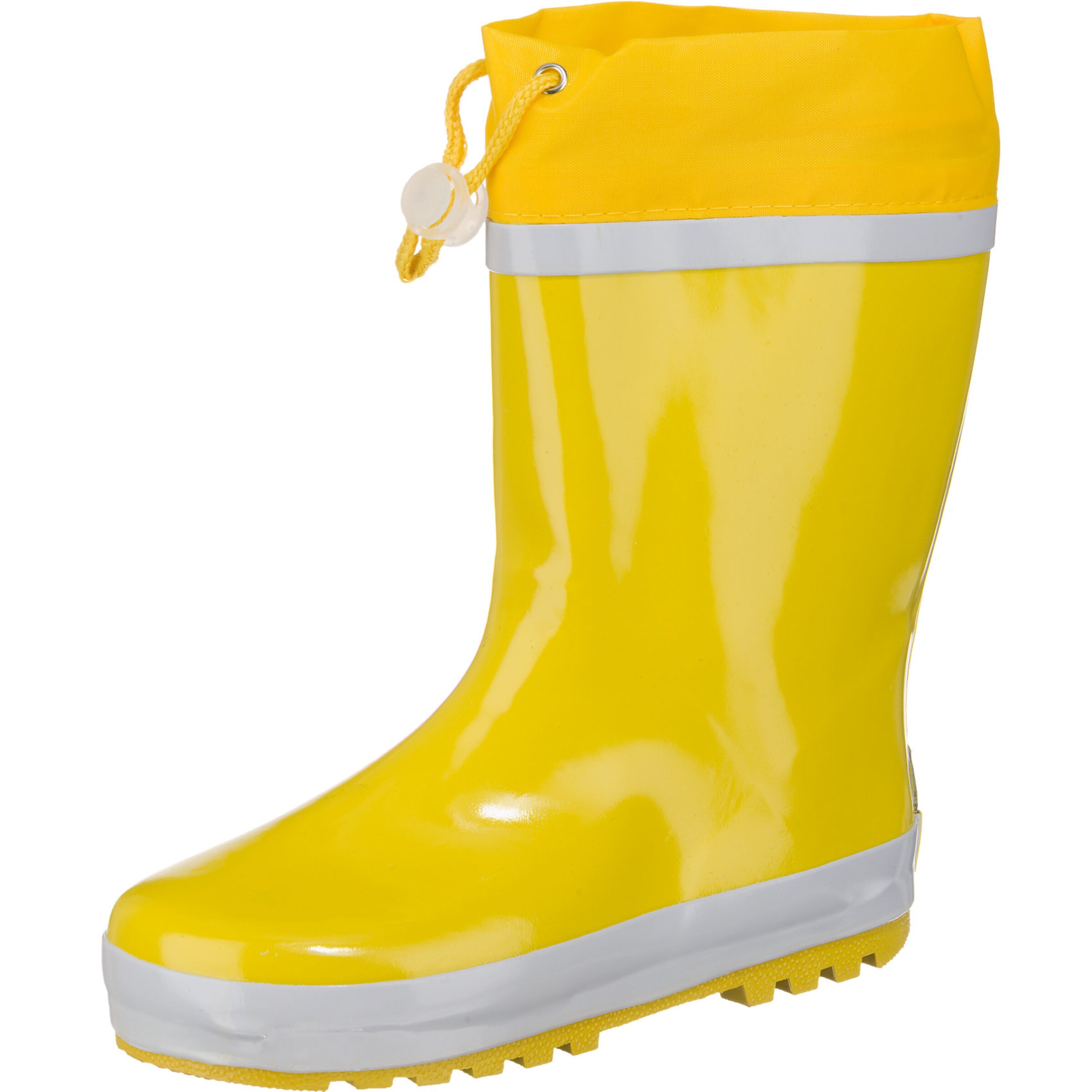 PLAYSHOES Gumijas zābaki dzeltens / gaiši pelēks