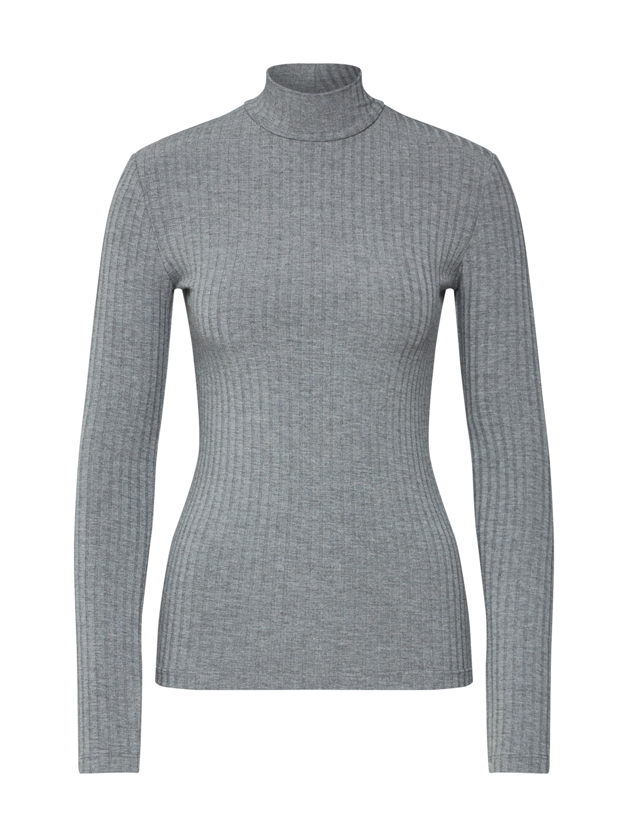 EDITED T-Krekls 'Manon' pelēks / raibi pelēks