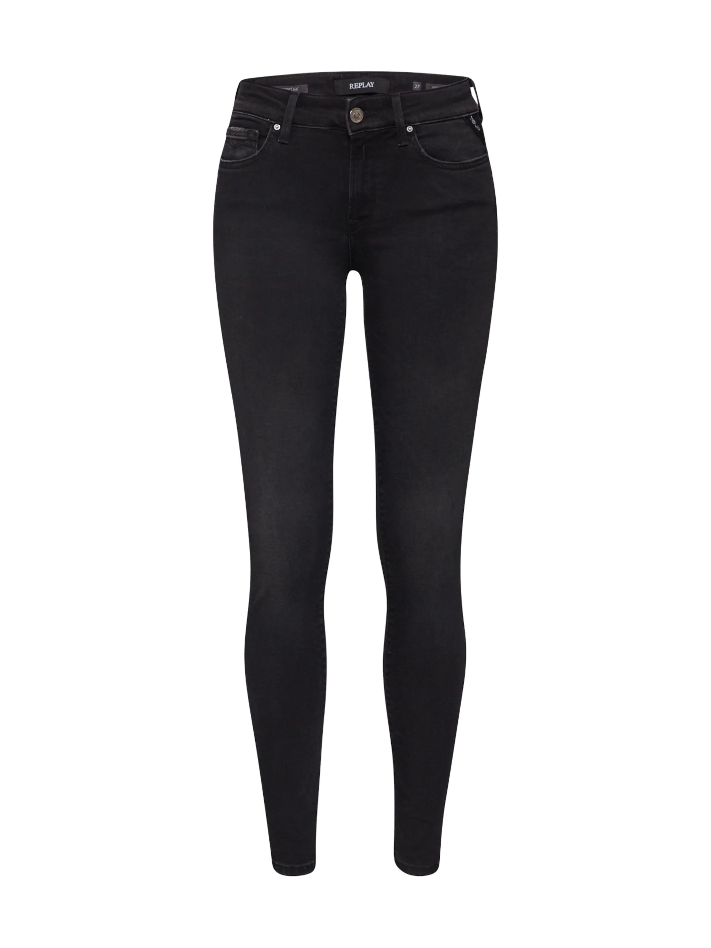 REPLAY Džinsi 'Luz' melns džinsa