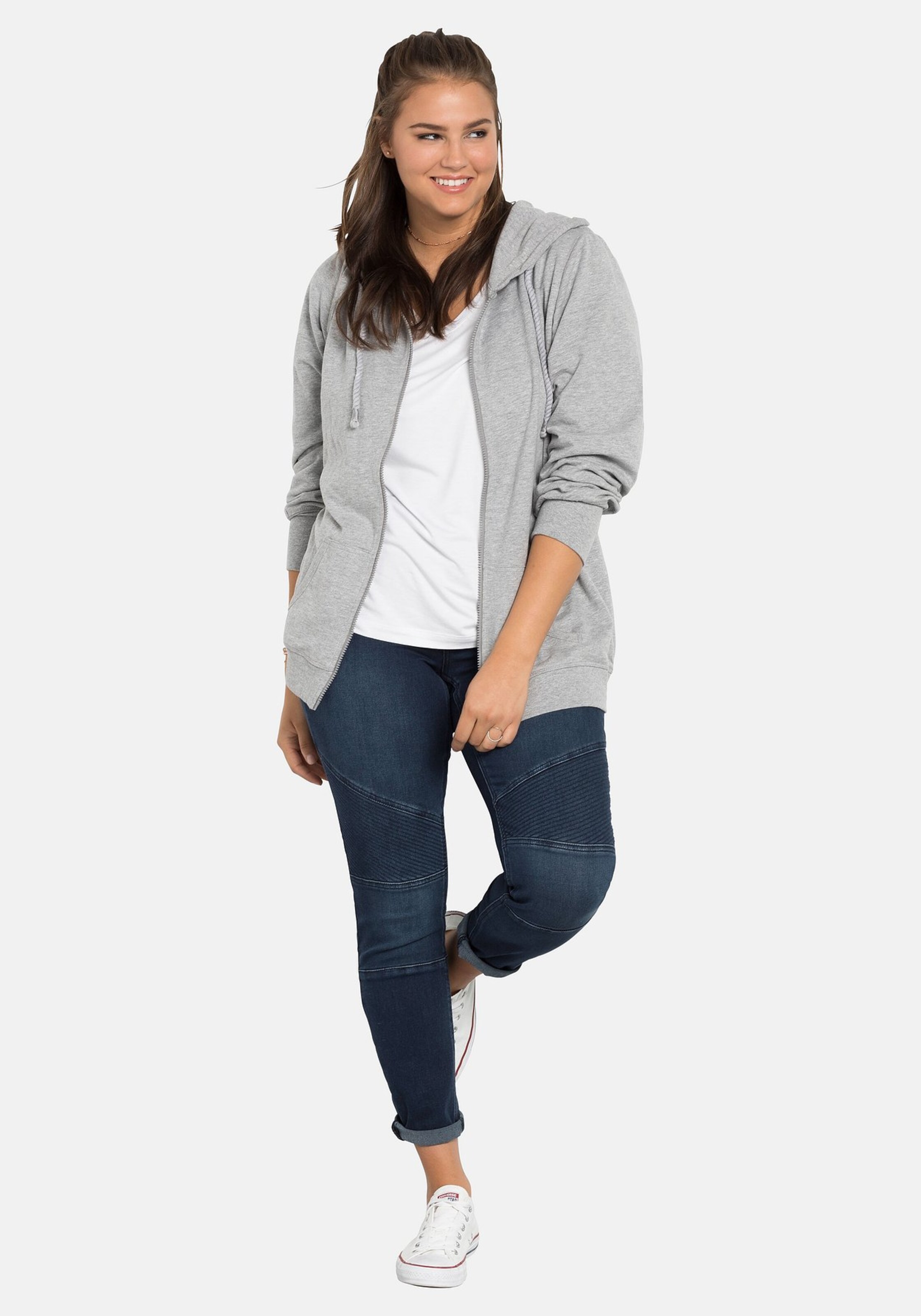 SHEEGO Džinsi tumši zils