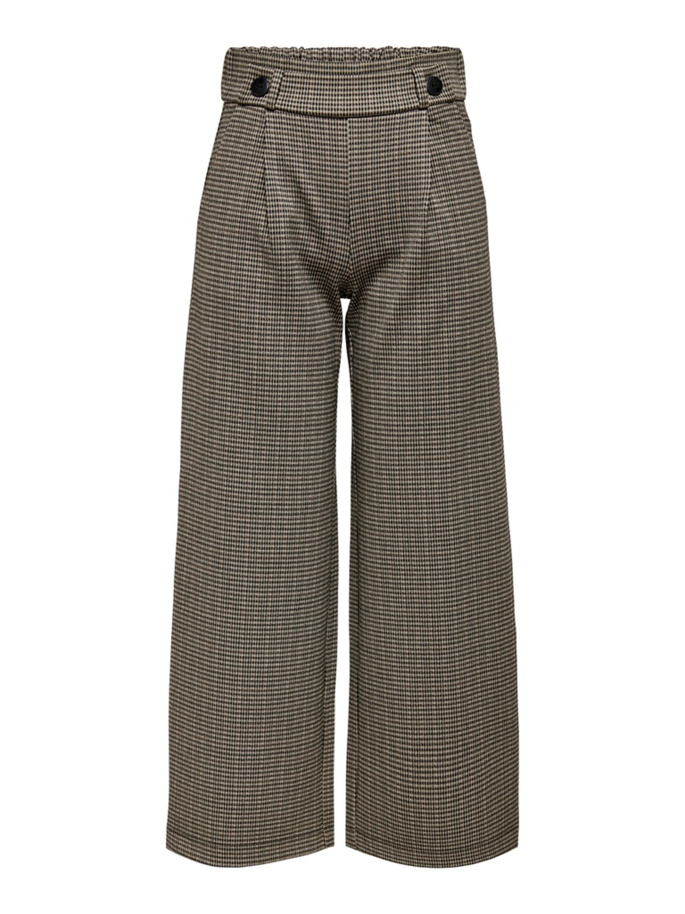 JDY Klasiskas bikses 'JDYGeggo Mia' kapučino / melns