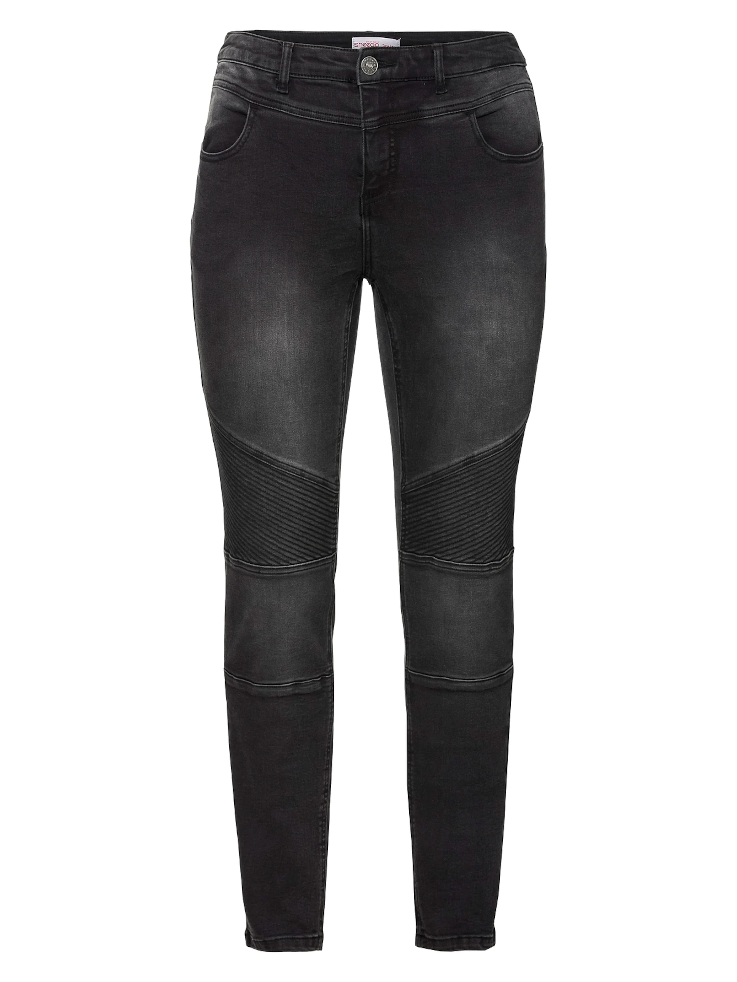 SHEEGO Džinsi melns džinsa