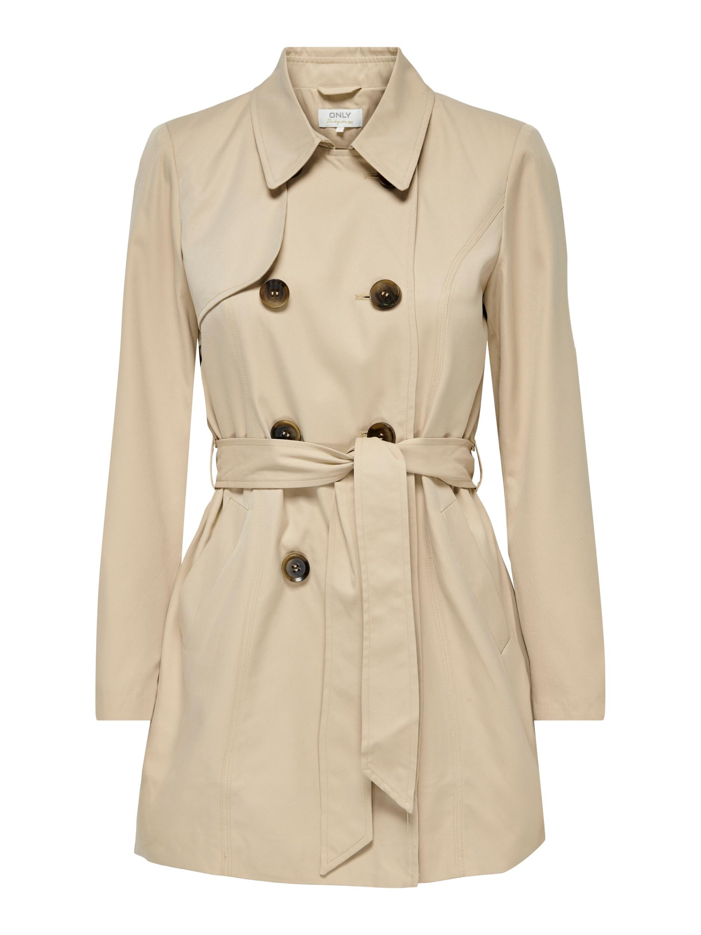 ONLY Starpsezonu mētelis 'ONLValerie' tumši bēšs