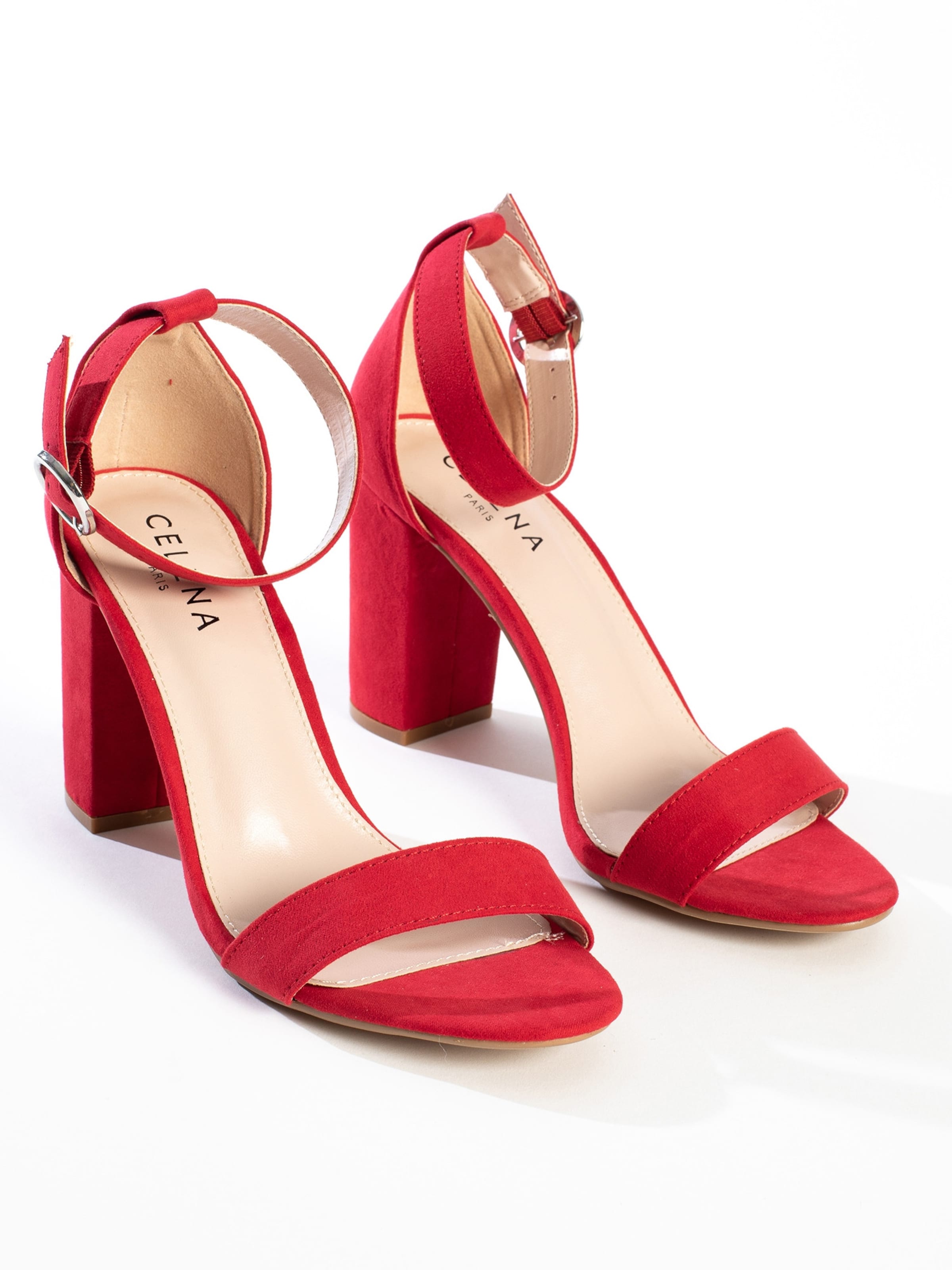 Celena Sandales 'Claudia' sarkans