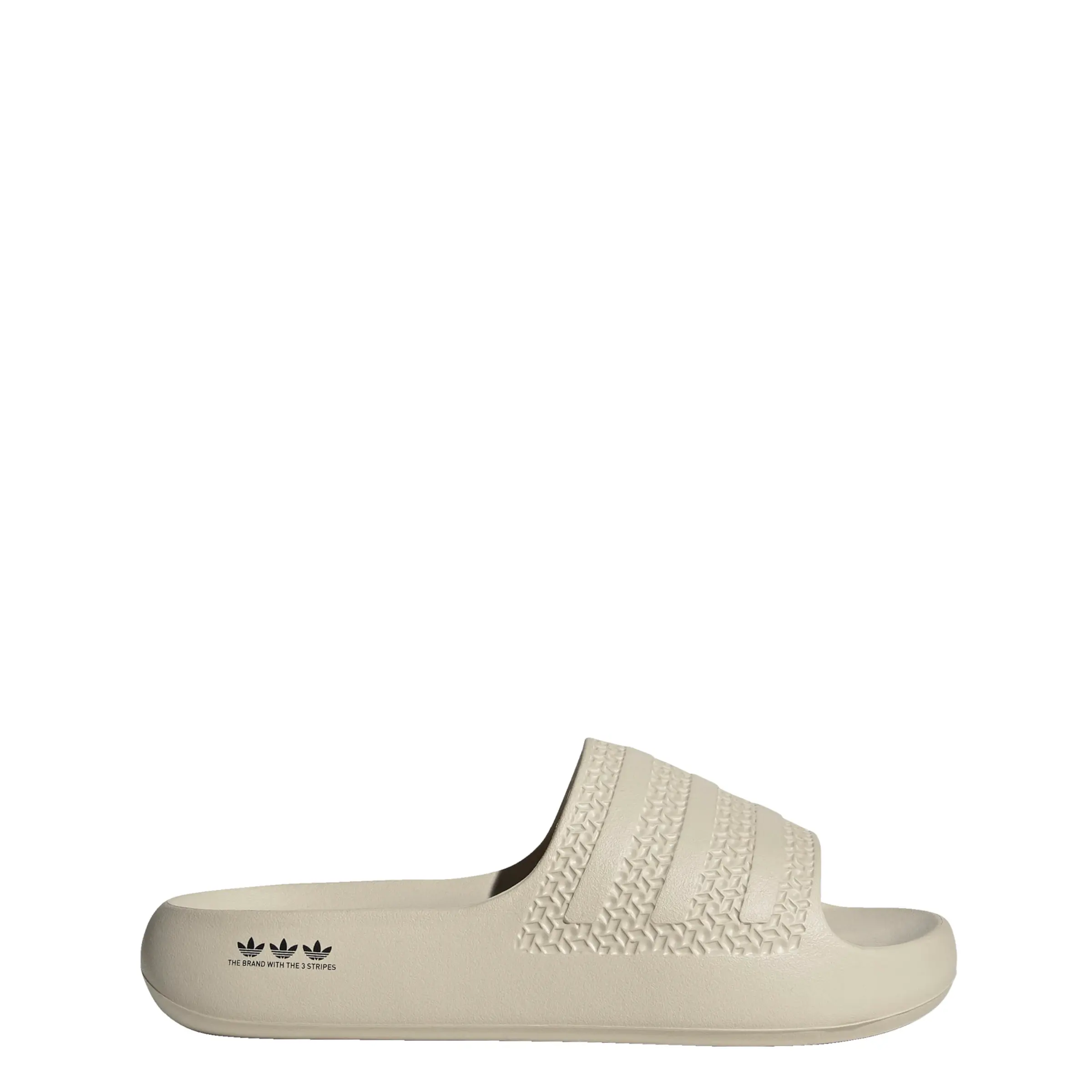 ADIDAS ORIGINALS Ādas čības 'Adilette Ayoon' bēšs / melns