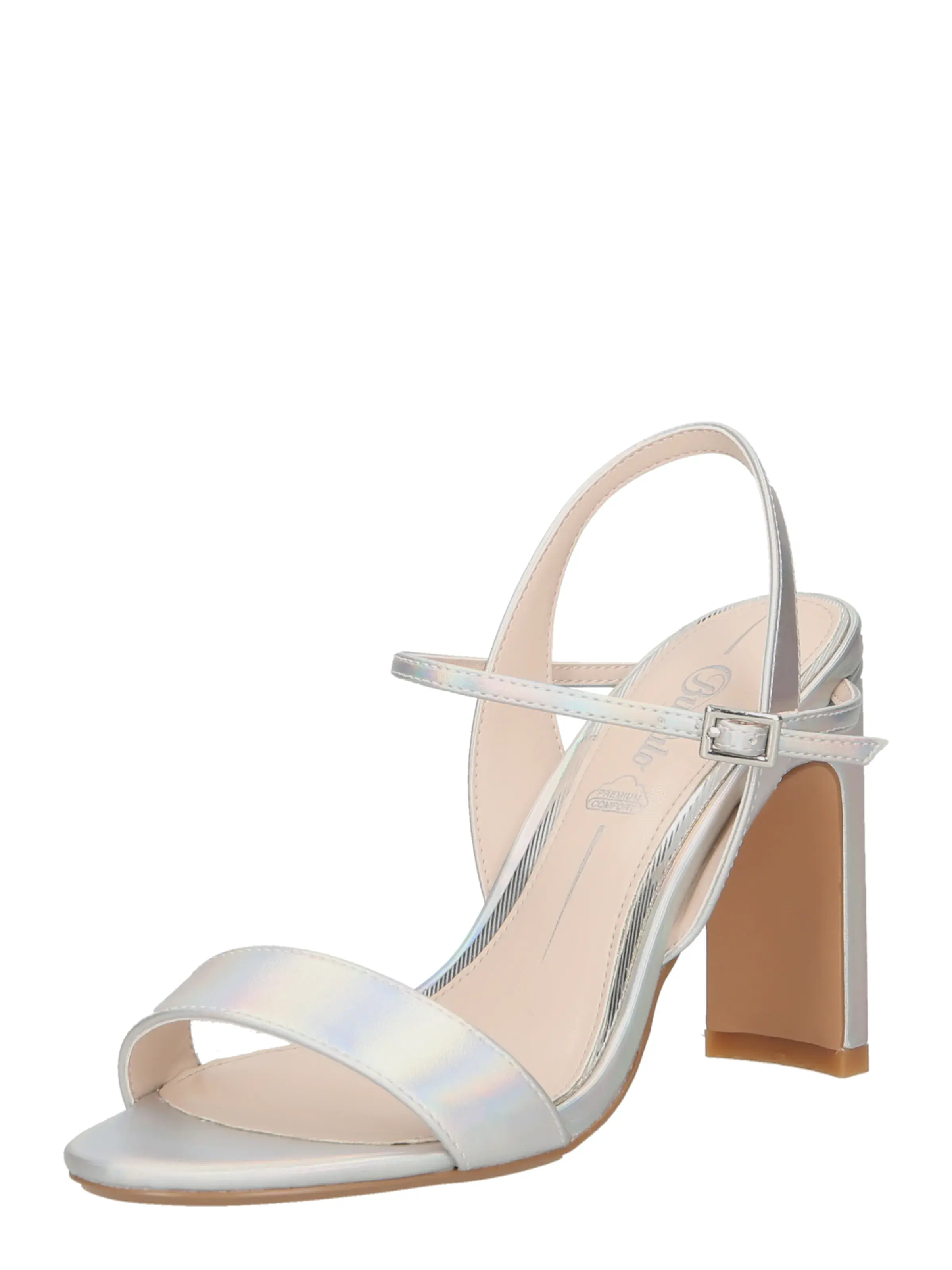 BUFFALO Siksniņsandales 'Jean' sudrabs