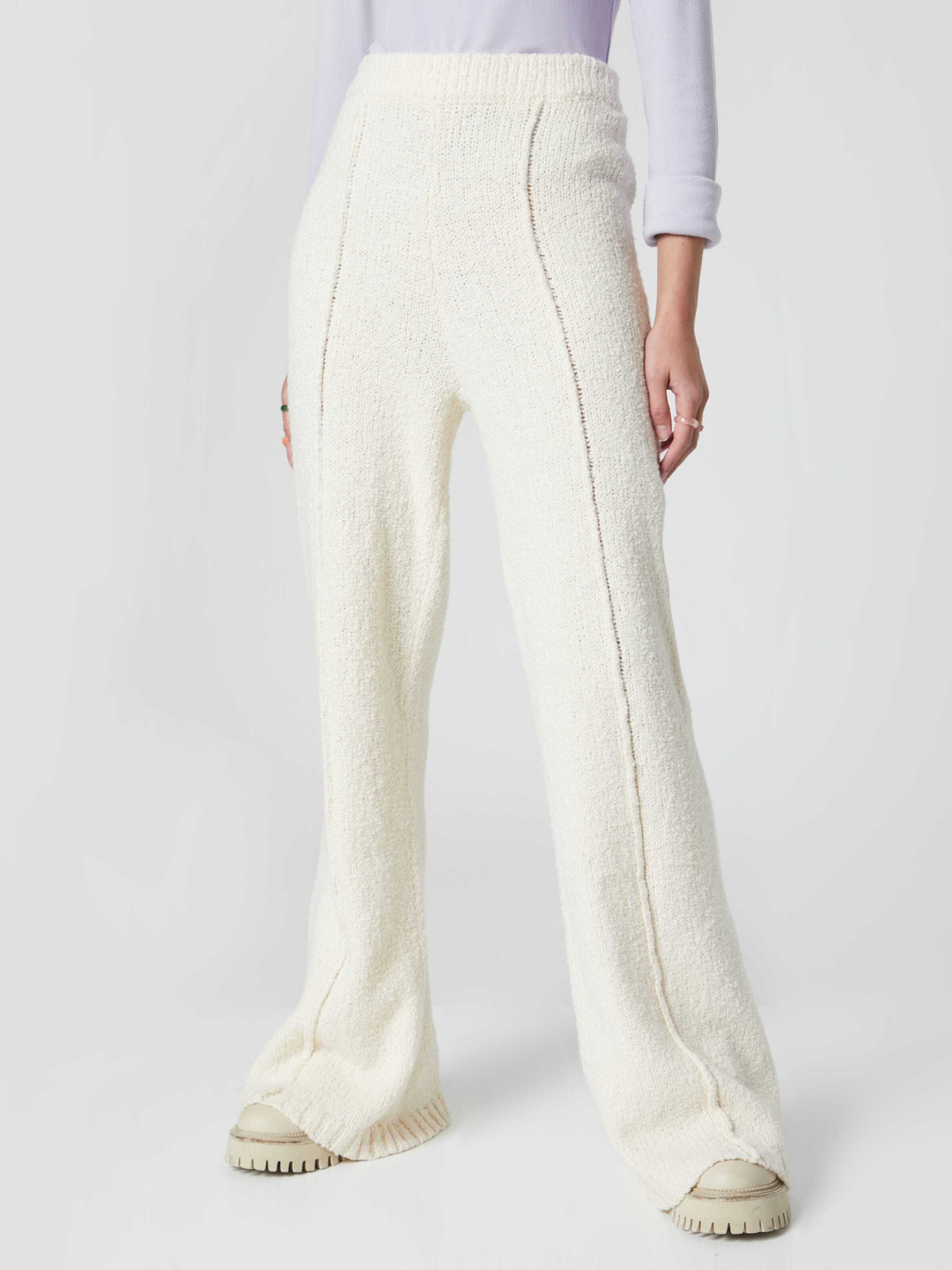 florence by mills exclusive for ABOUT YOU Bikses 'Robin' krēmkrāsas / gandrīz balts