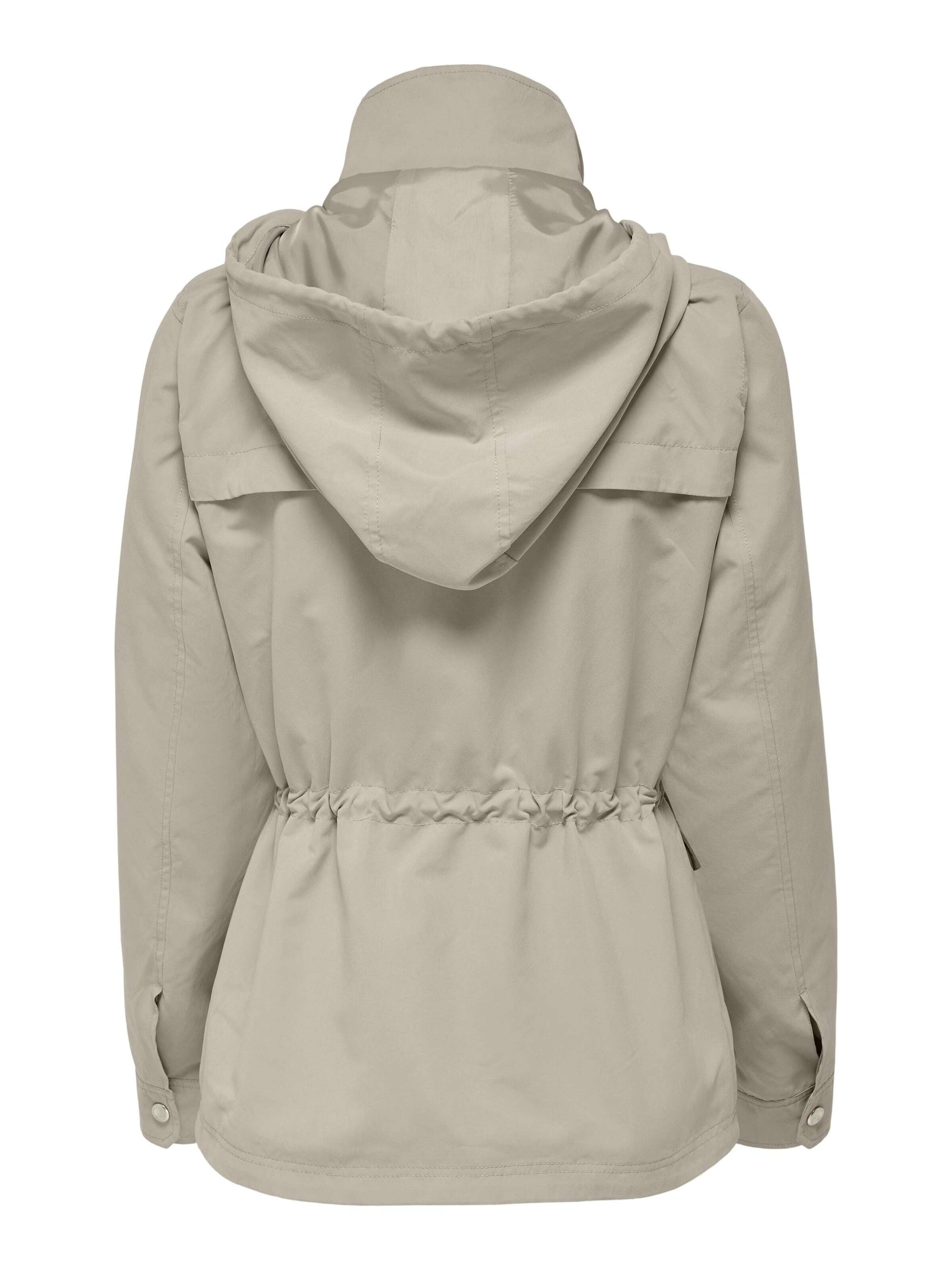 ONLY Starpsezonu parka 'New Starline' krēmkrāsas