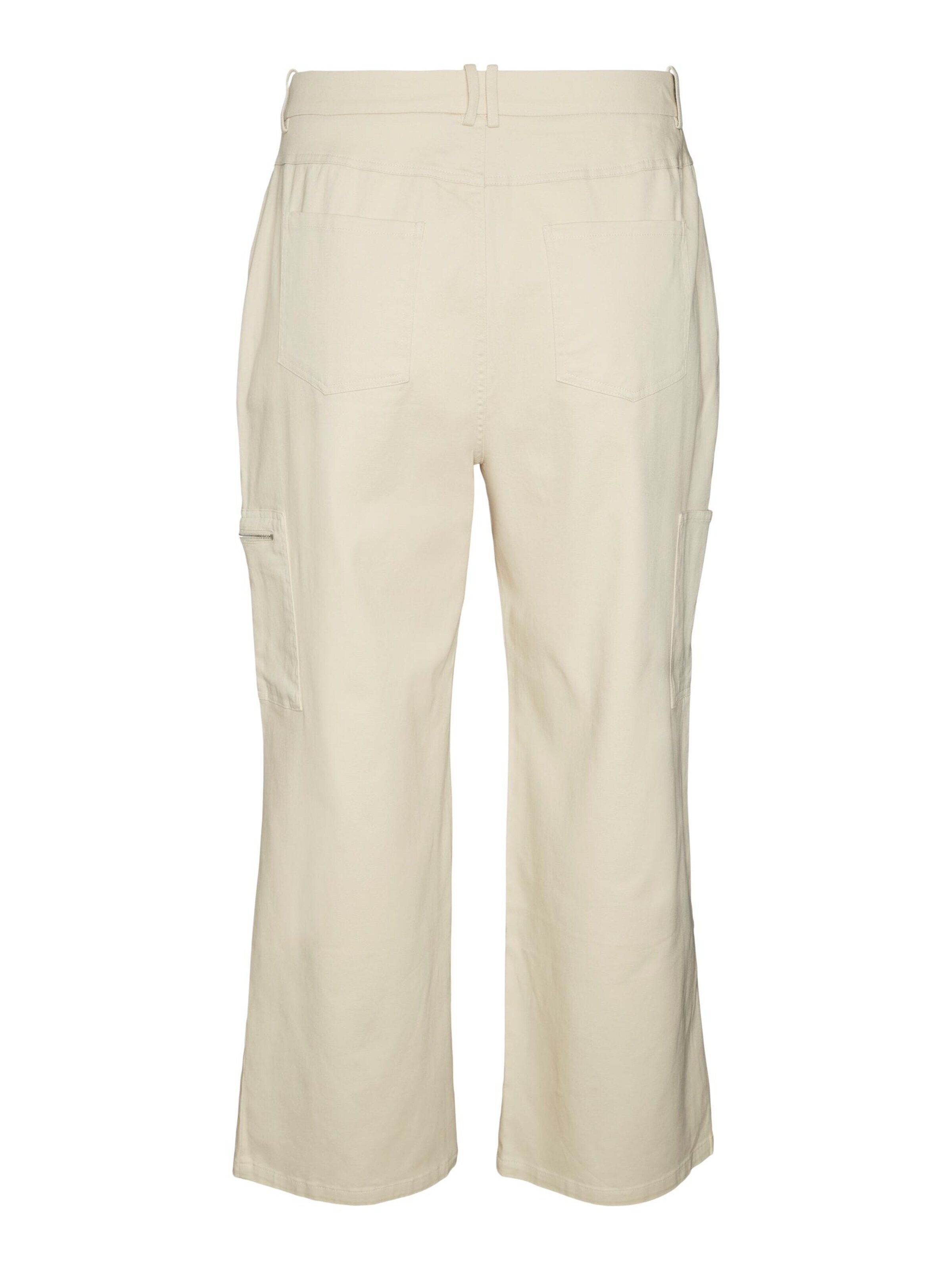 VERO MODA Kargo bikses 'Joann' gaiši bēšs