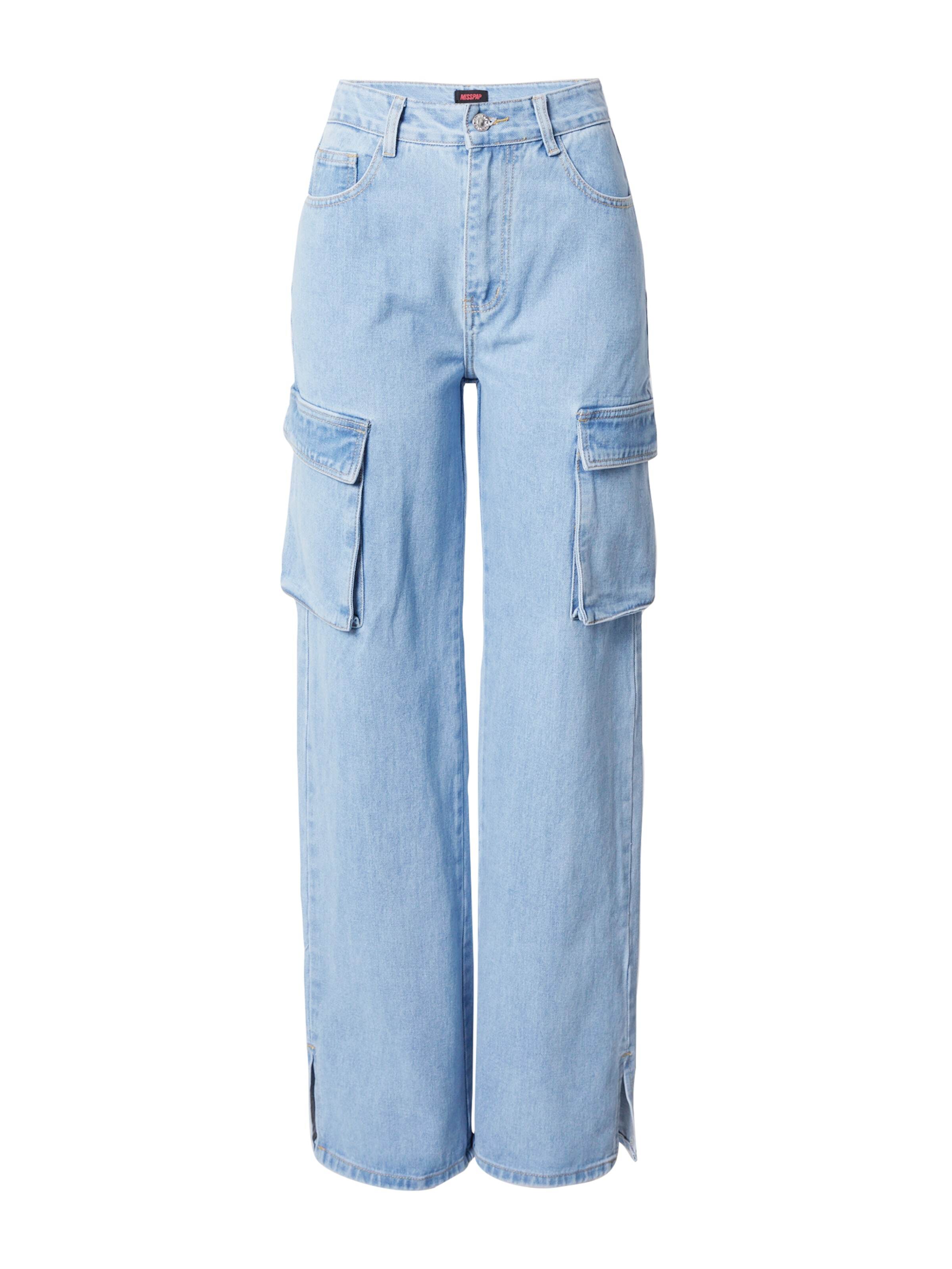 Misspap Kargo džinsi zils džinss