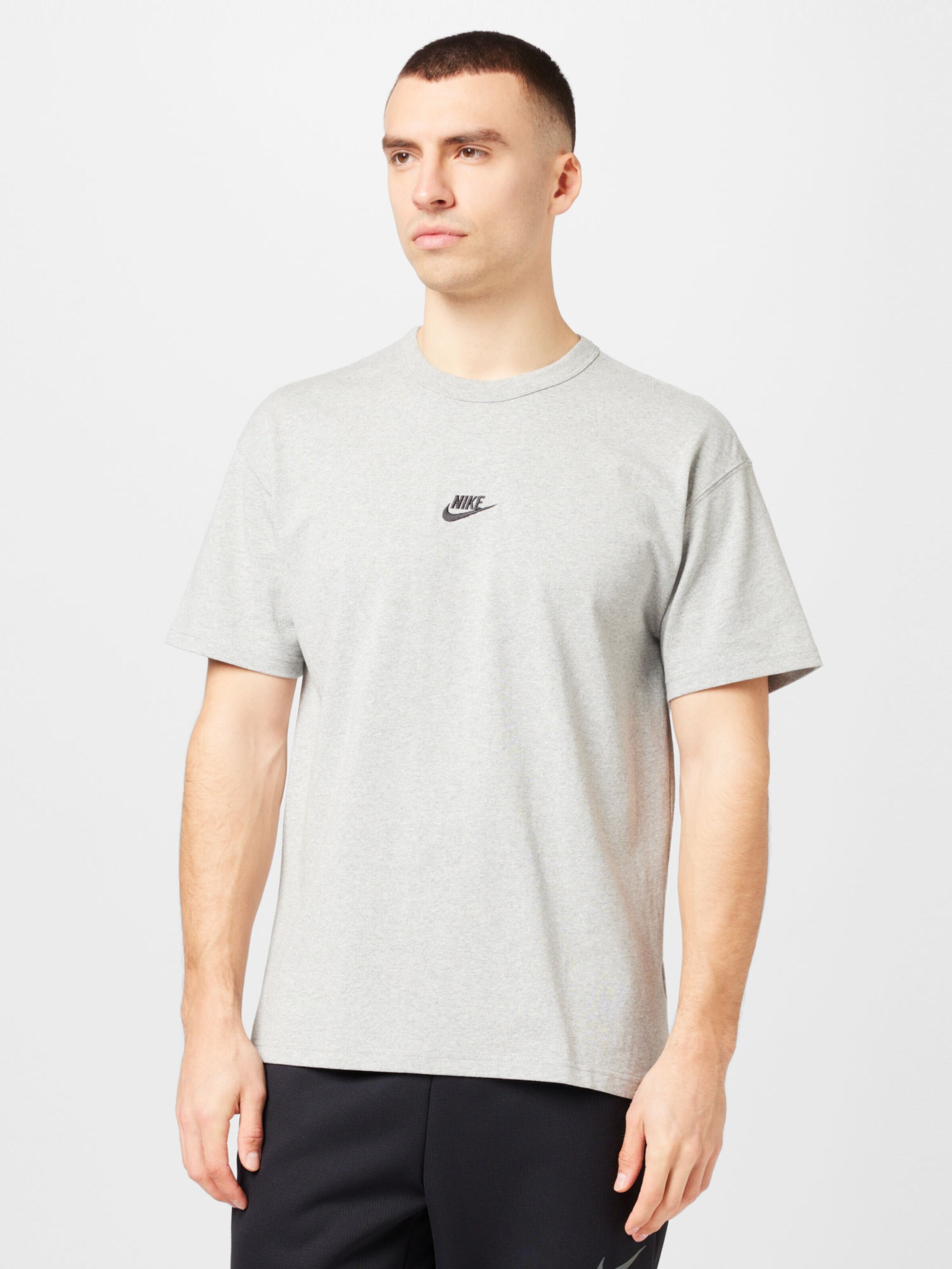 Nike Sportswear T-Krekls 'Premium Essentials' tumši pelēks