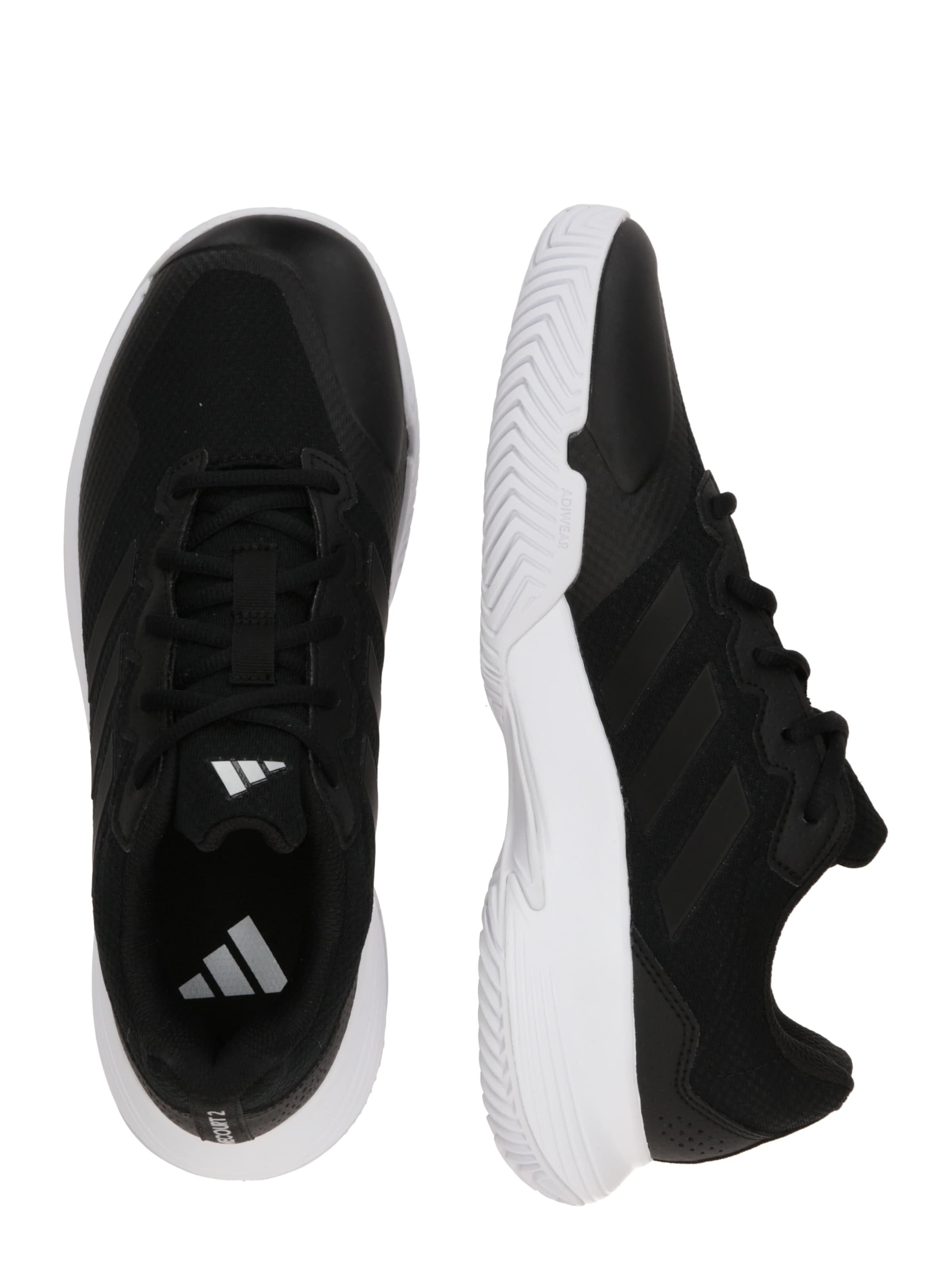 ADIDAS PERFORMANCE Sporta apavi 'Gamecourt 2.0' melns / balts