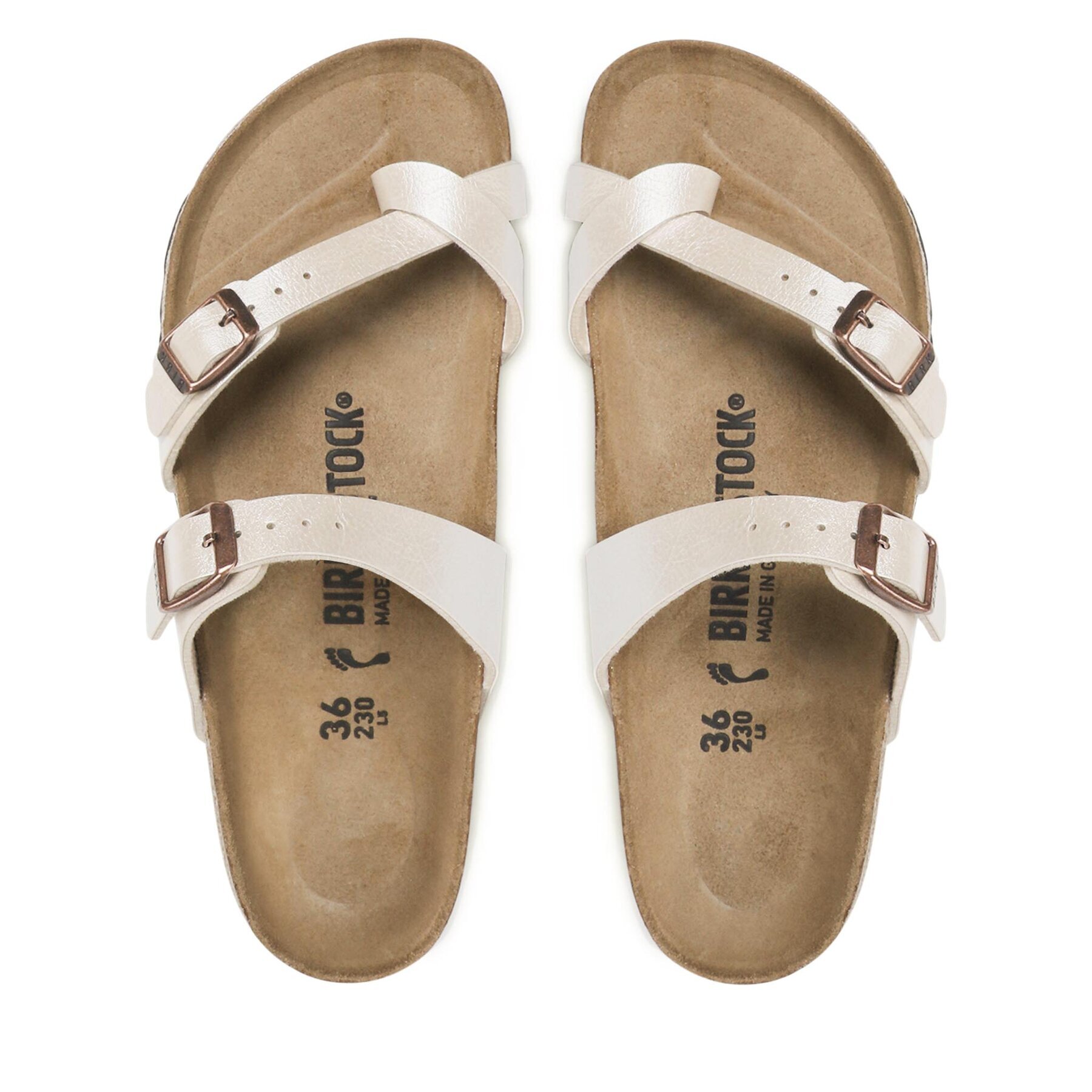 Čības uz pirksta Birkenstock