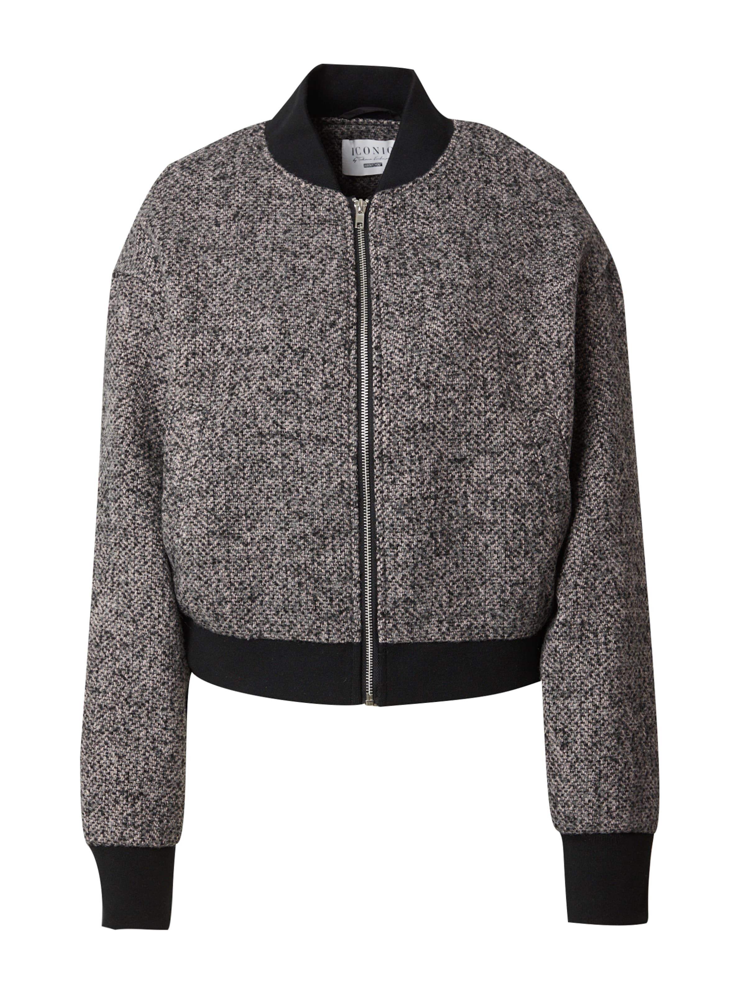 ABOUT YOU x Iconic by Tatiana Kucharova Starpsezonu jaka 'Orelia' pelēkbrūns / bazaltpelēks / melns