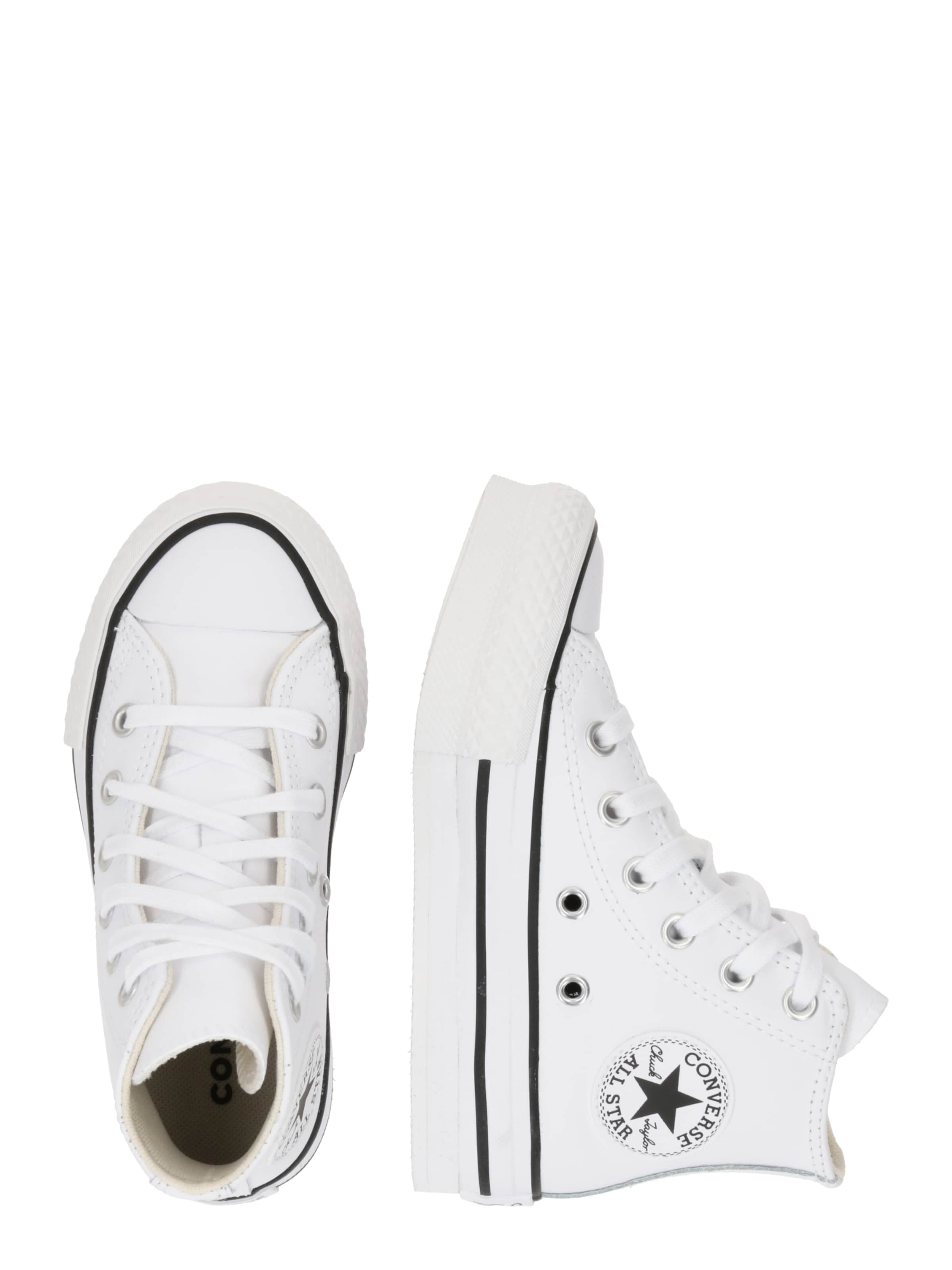 CONVERSE Brīvā laika apavi 'Chuck Taylor All Star' melns / balts