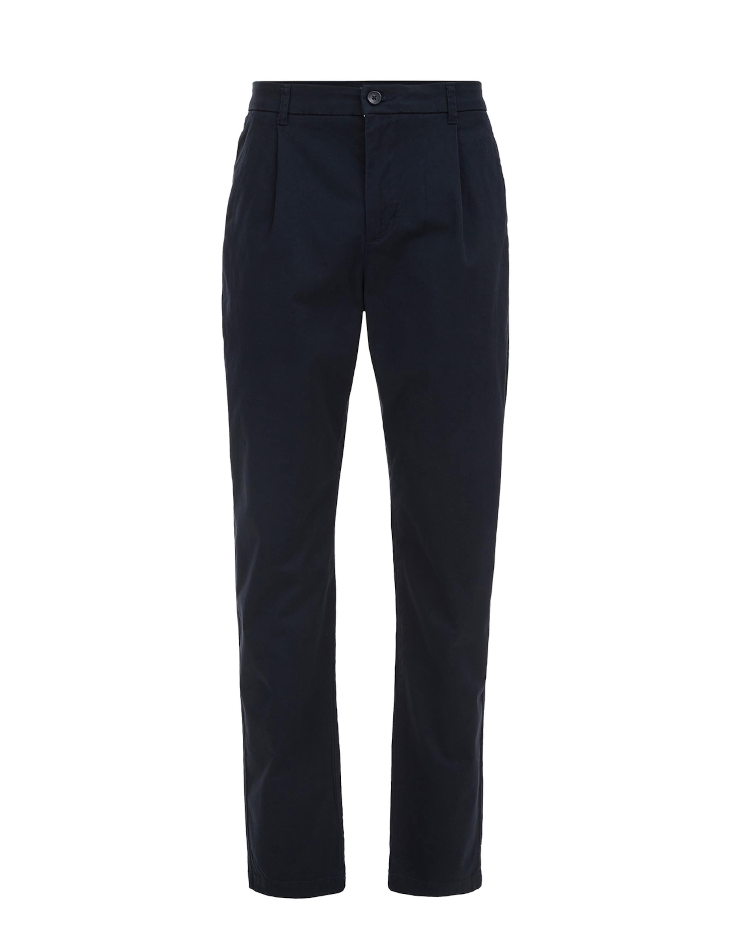 WE Fashion Čino bikses tumši zils