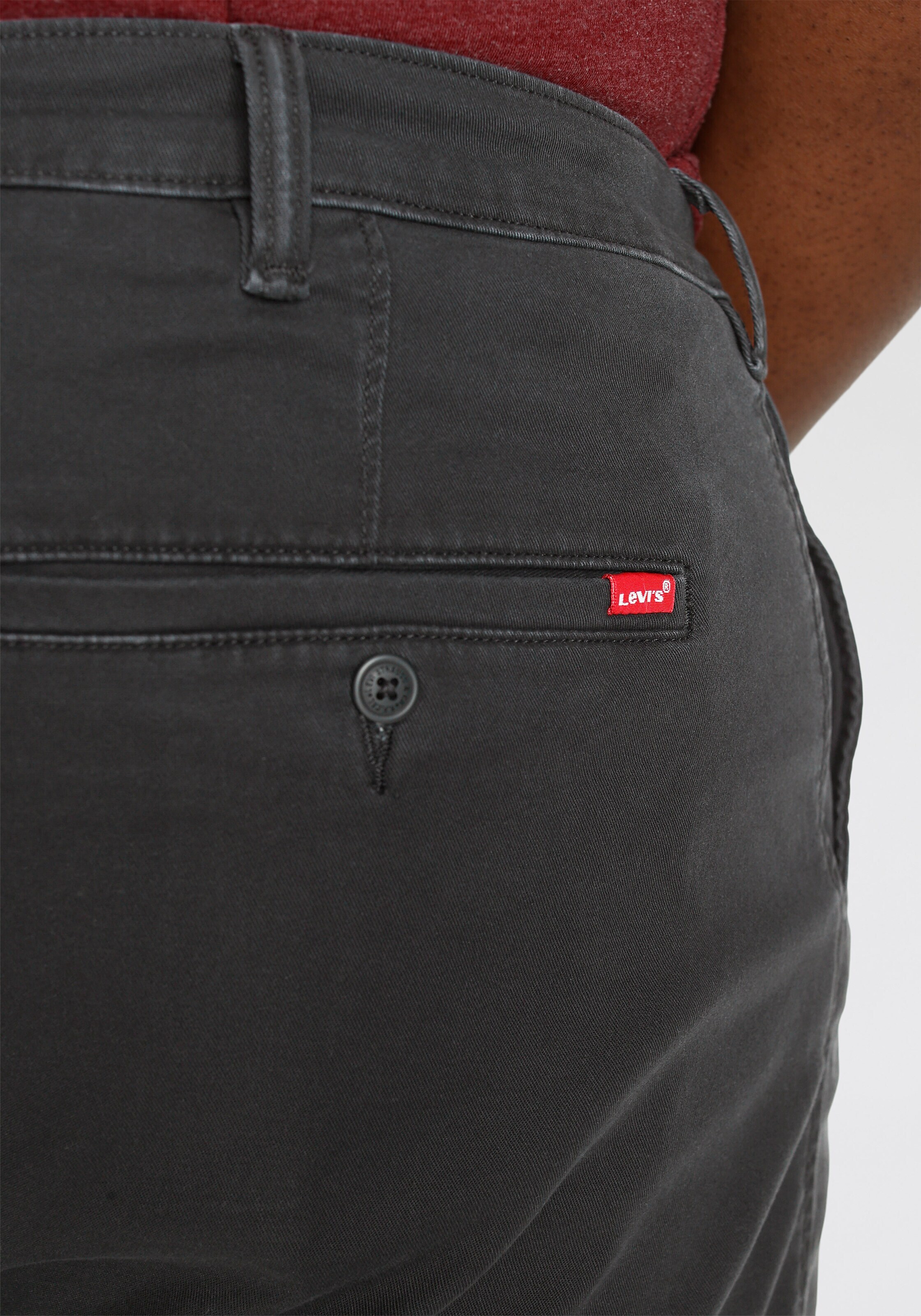 Levi's Big & Tall Čino bikses 'XX Chino Standard Taper Pants (Big & Tall)' melns