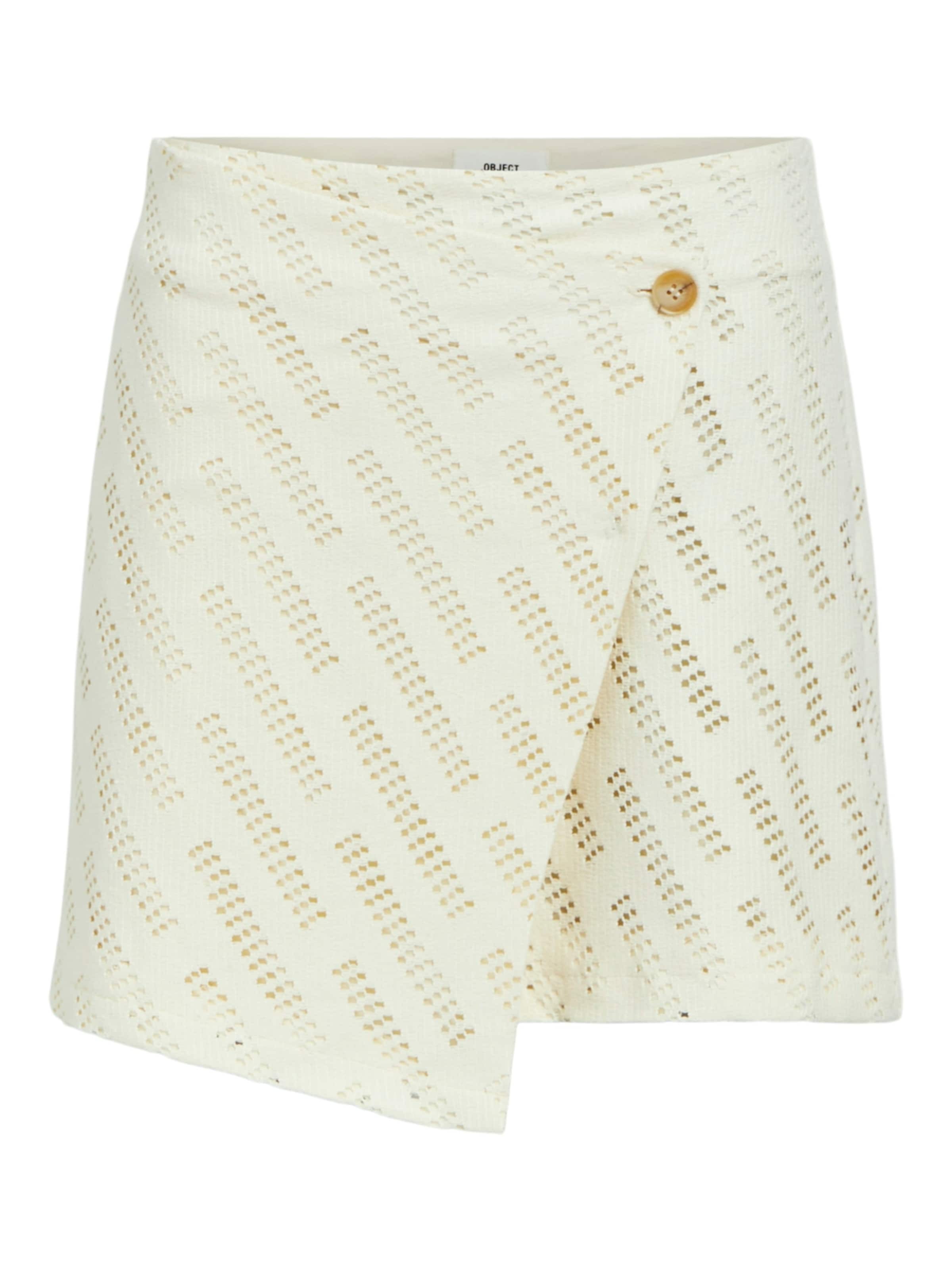 OBJECT Svārki 'OBJCama' krēmkrāsas