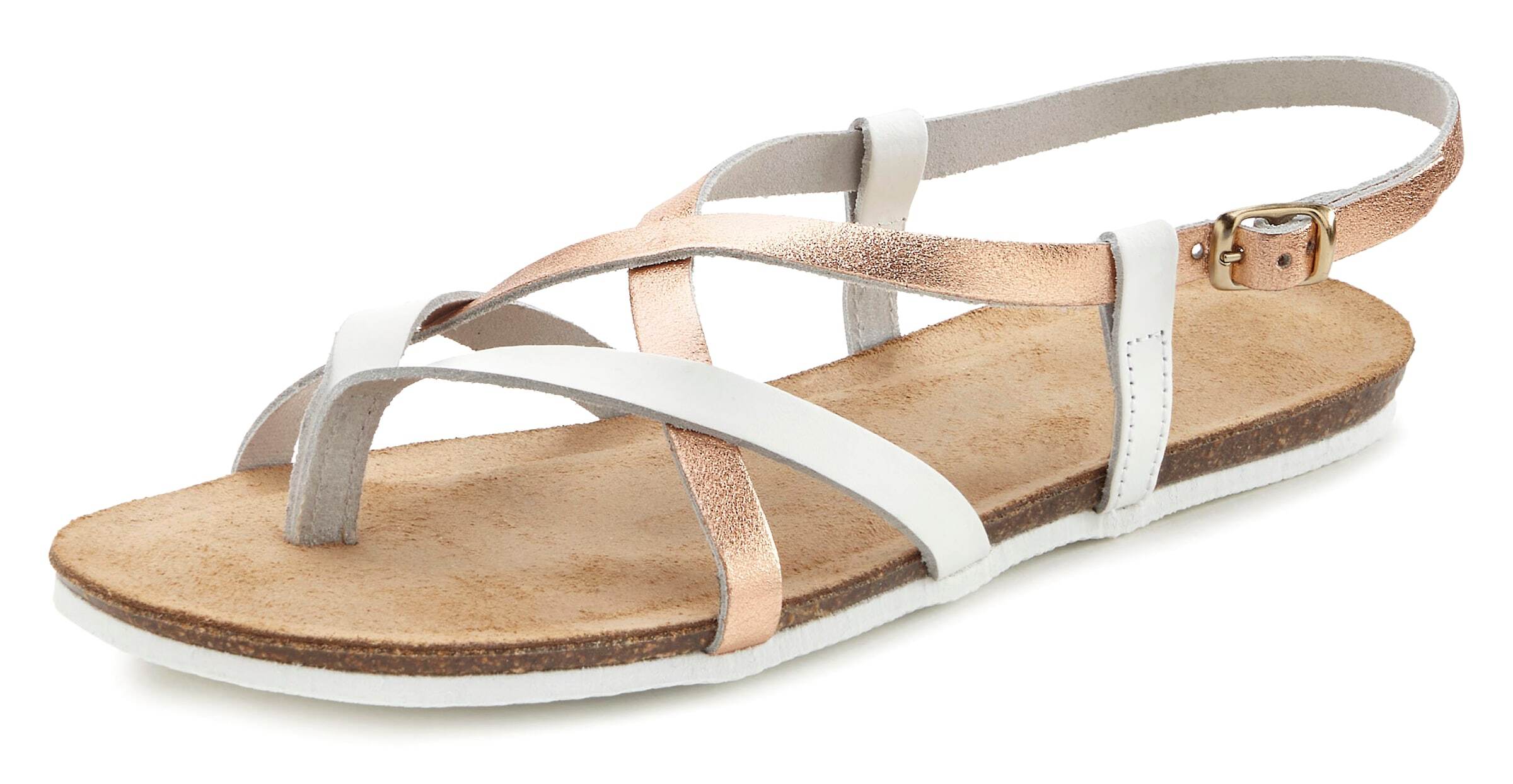 VIVANCE Iešļūcenes ar pirkstu atdalītāju rožzeltains / balts