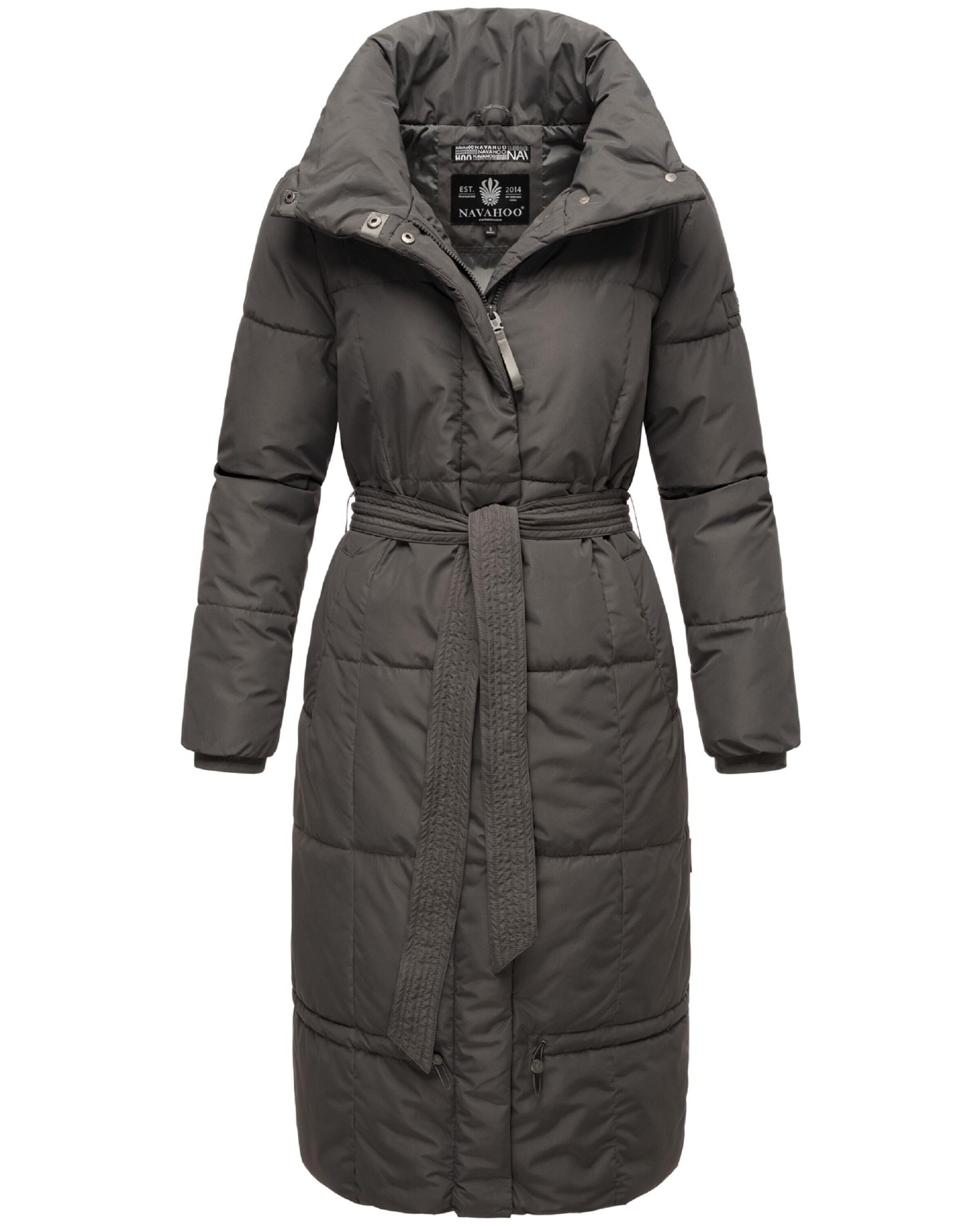 NAVAHOO Ziemas mētelis 'Mirenaa' pelēks