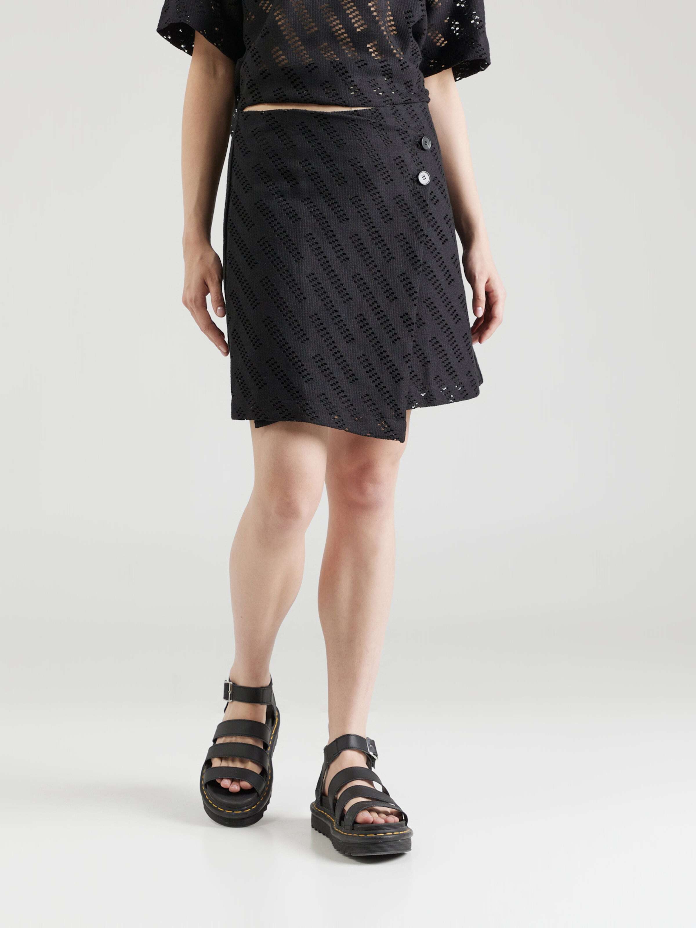 OBJECT Svārki 'OBJCama' melns