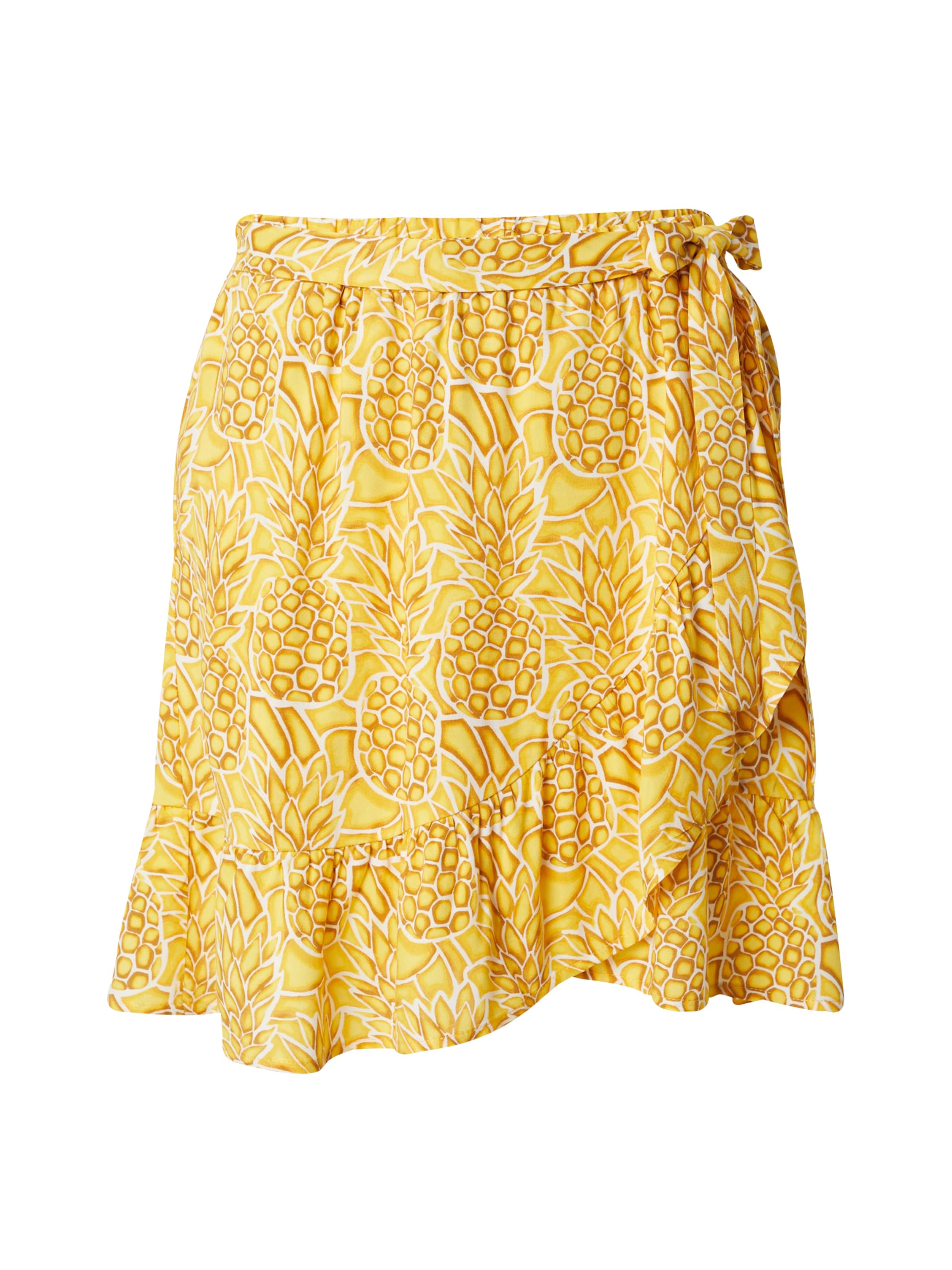 ONLY Svārki 'NOVA' dzeltens / balts