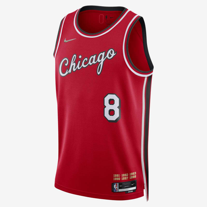 Nike NBA Chicago Bulls City Edition Swingman Jersey Zach LaVine