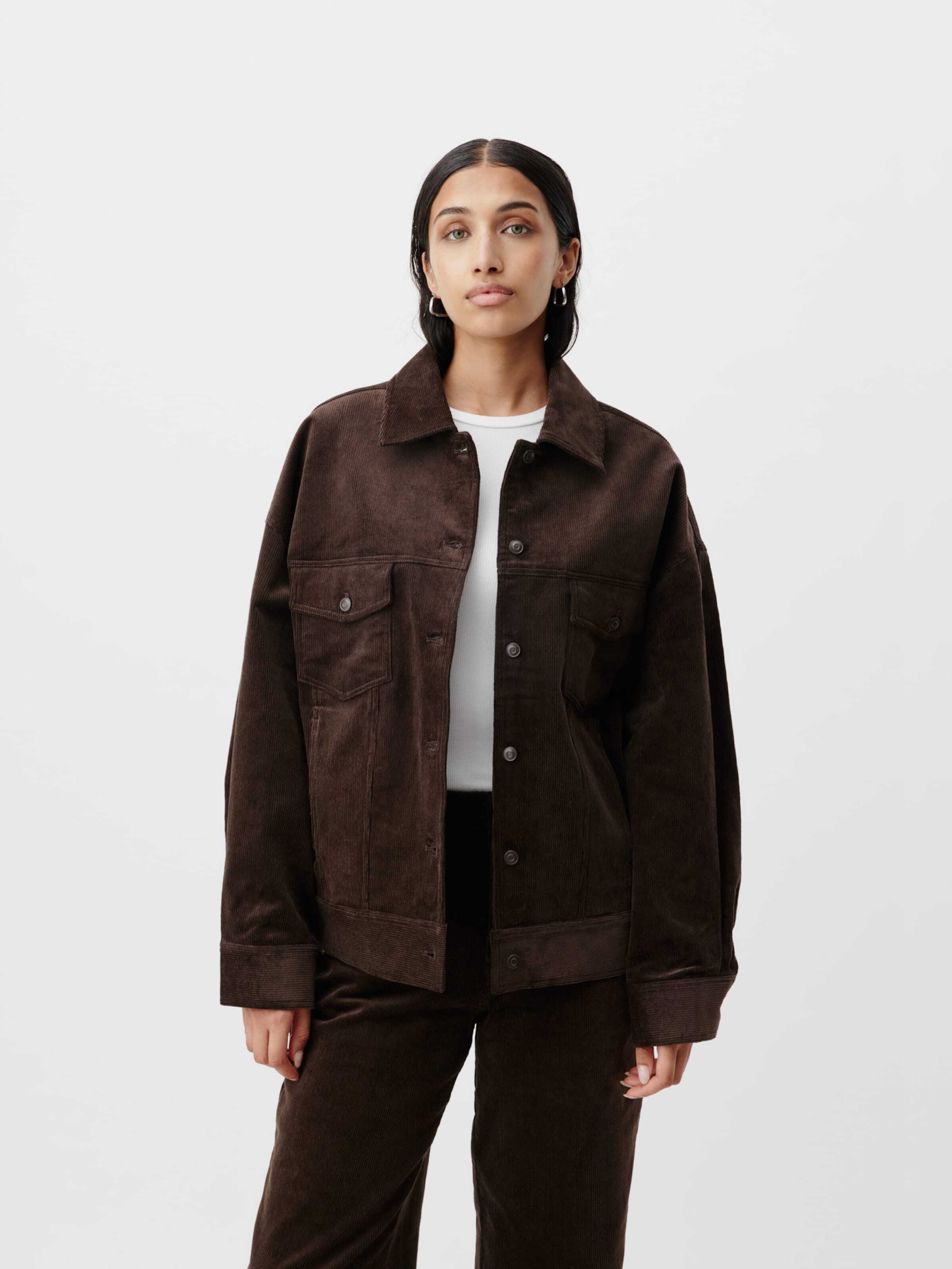 LeGer by Lena Gercke Starpsezonu jaka 'Elora' tumši brūns