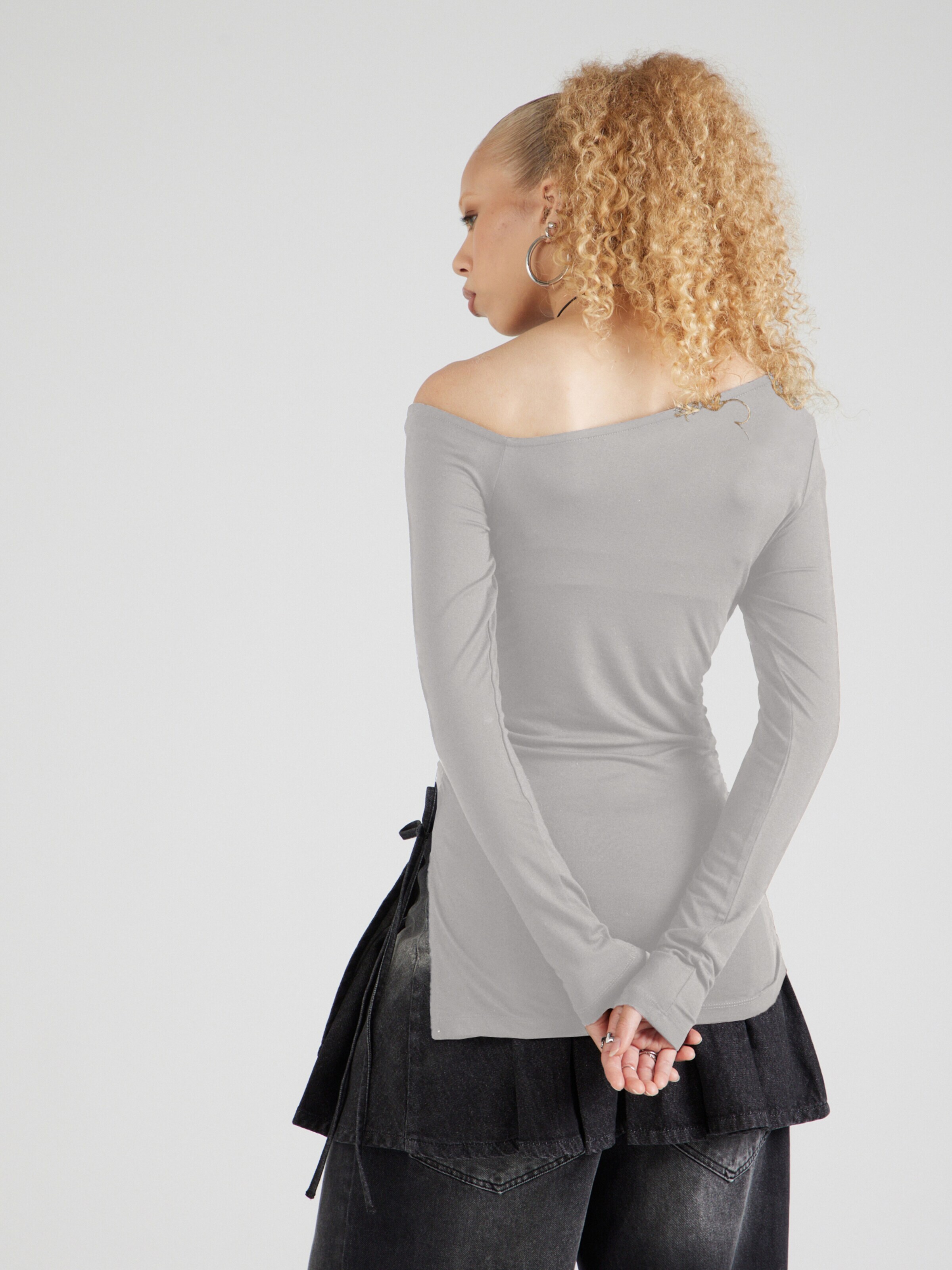 SHYX T-Krekls pelēks / rozā